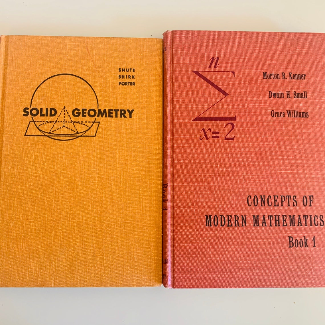 Concepts of modern mathematics book 1 1963 solid geometry etsy