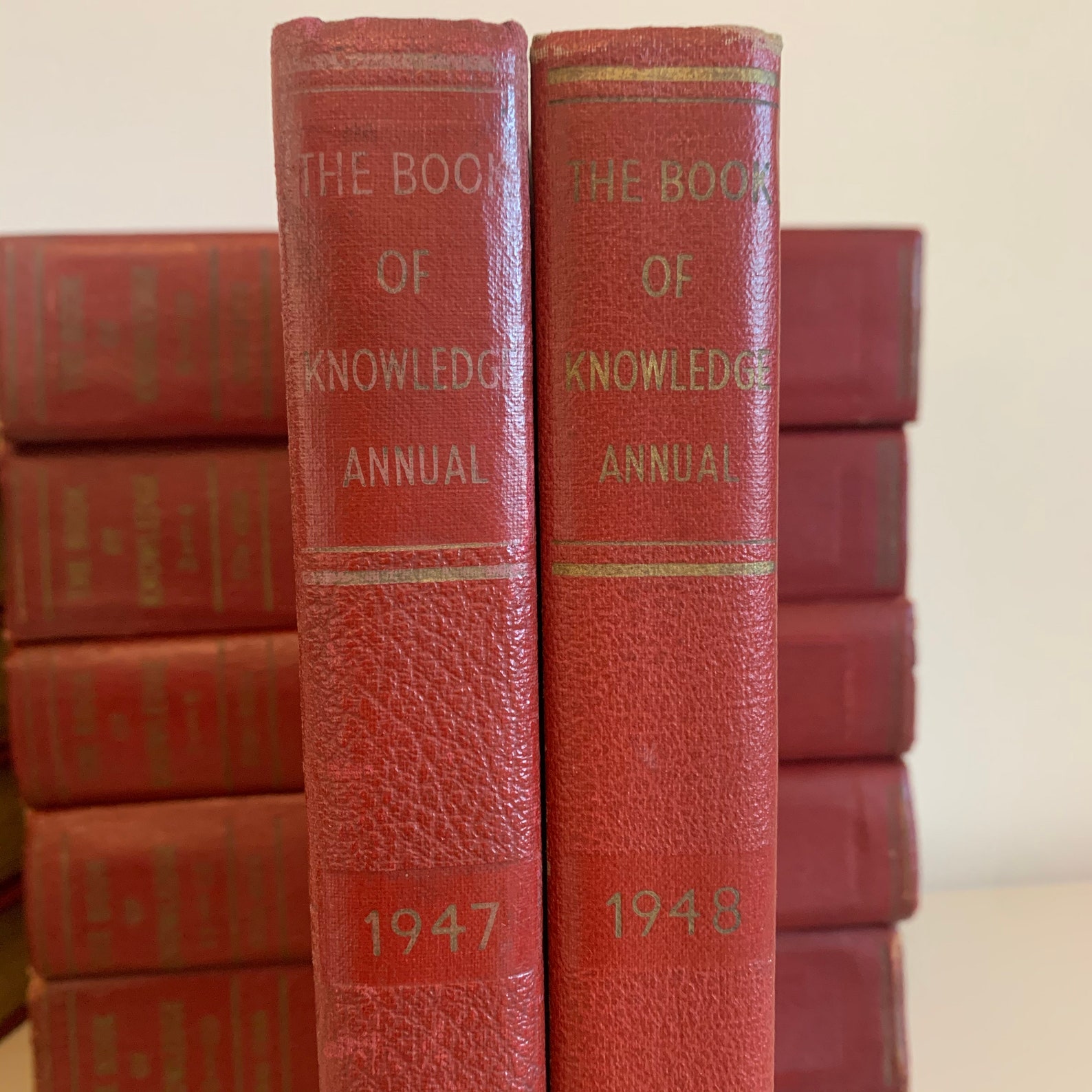 The Book of Knowledge children's encyclopedia 1945 Etsy