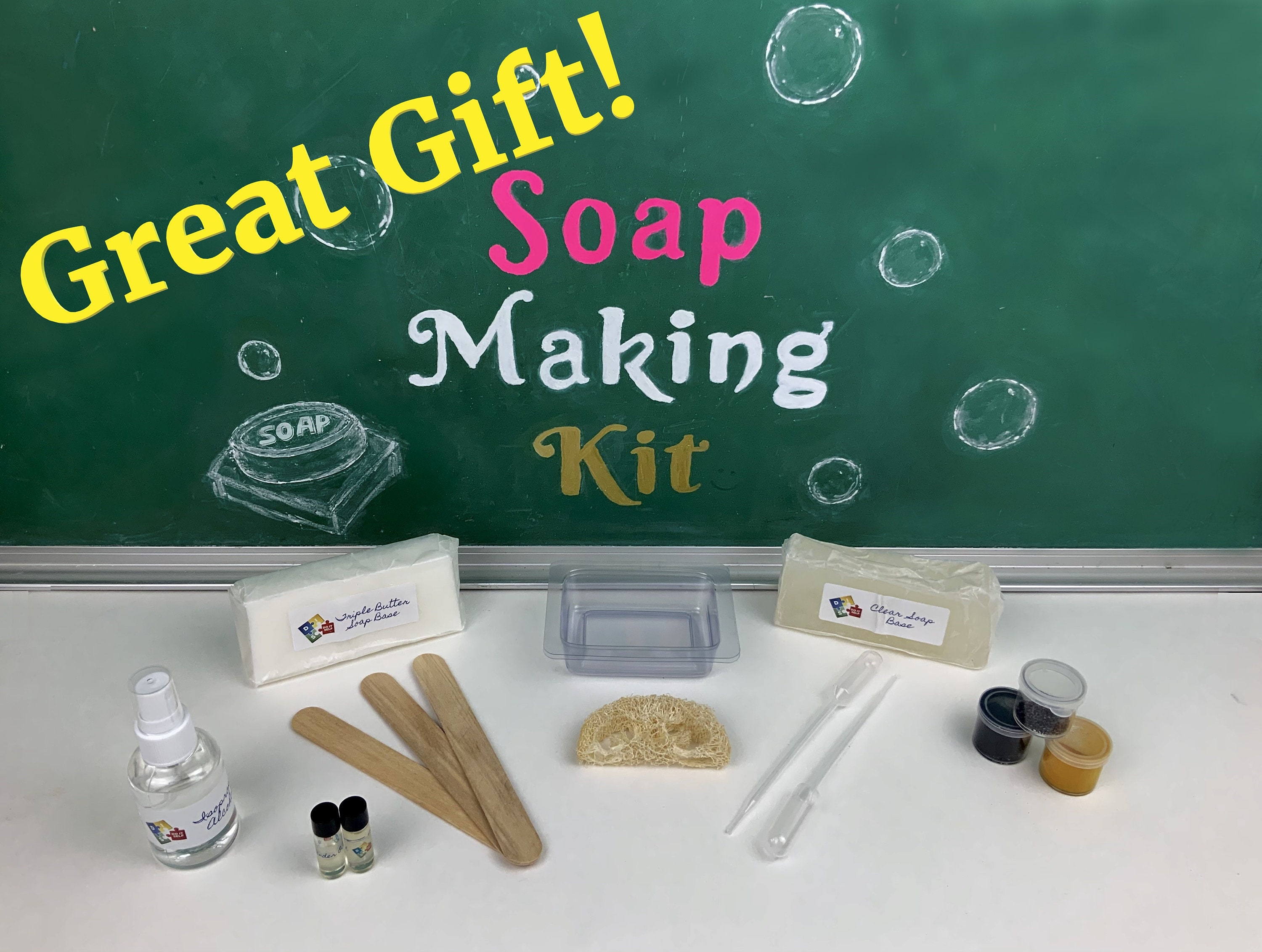 Easy DIY Soap Making Kit - 4 bars