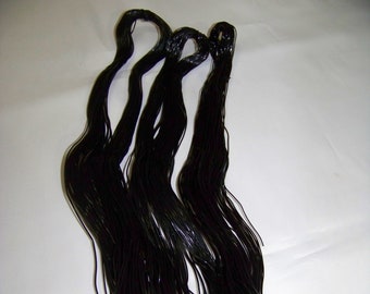 BUY 3 GET 1 FREE! Bundles of African Rubber Hair Thread 75-85 Single Threads.