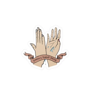 Sticker transpirant, high five