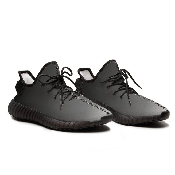 black breathable trainers