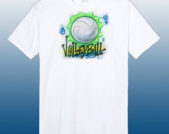 volleyball and name 3 t-shirt
