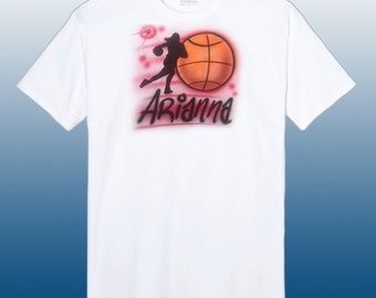 girls basketball design 3 t-shirt
