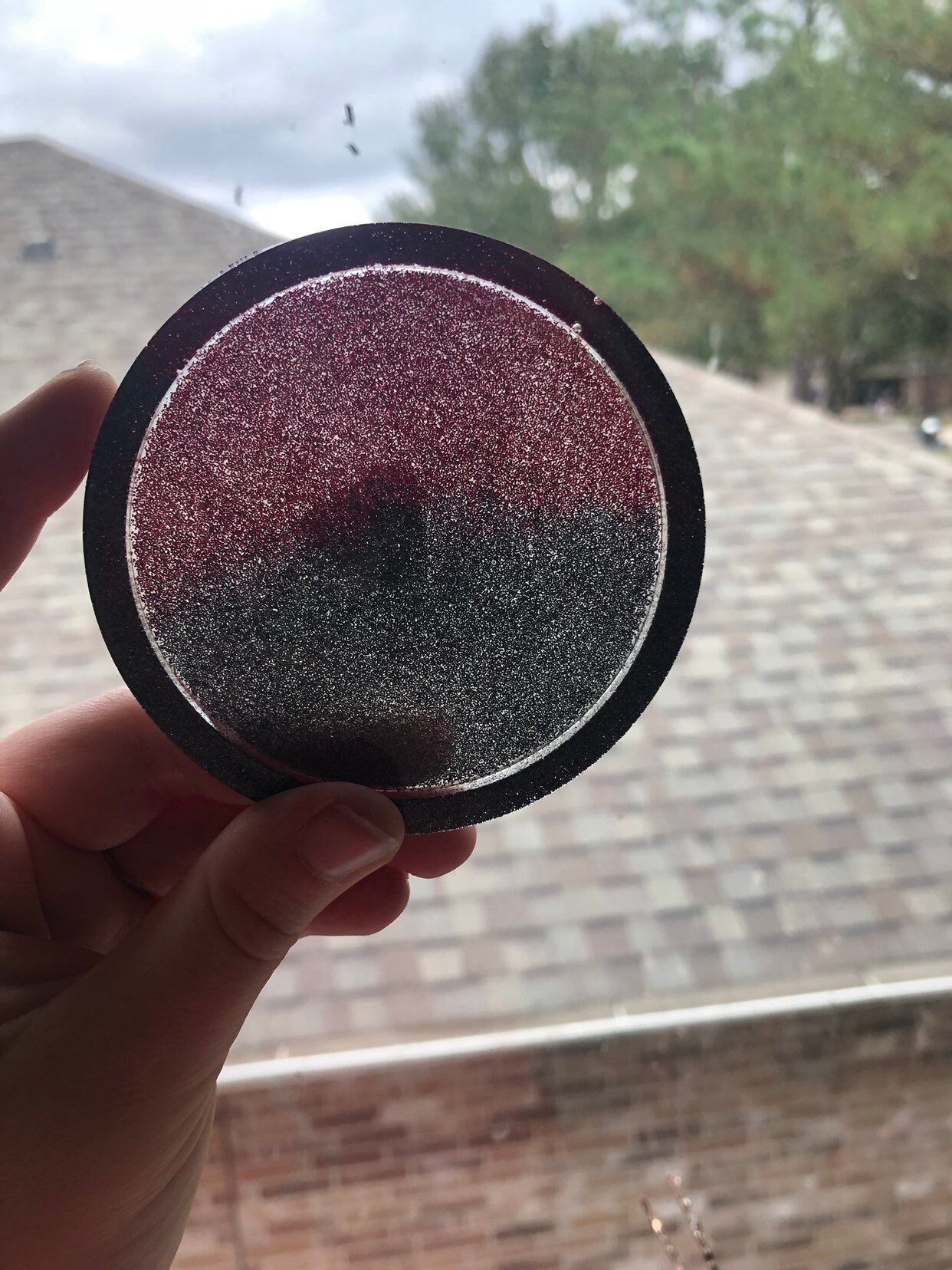 Custom 2 toned glitter coaster Etsy