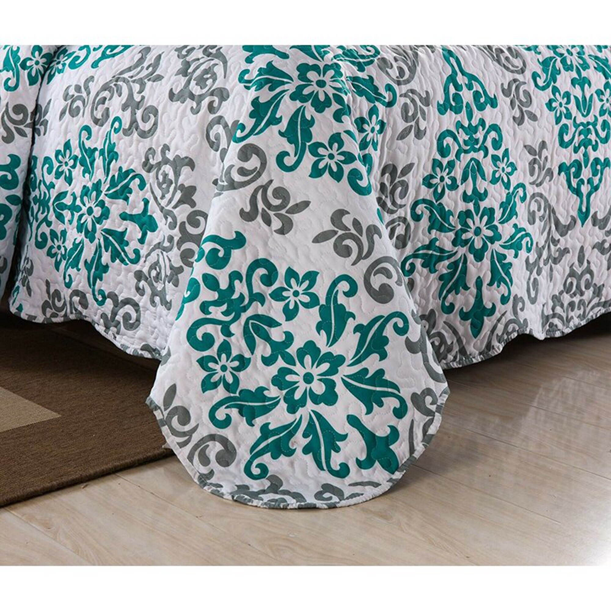 3 Piece Reversible Quilt Set Bedspread Coverlet Set Craft Etsy