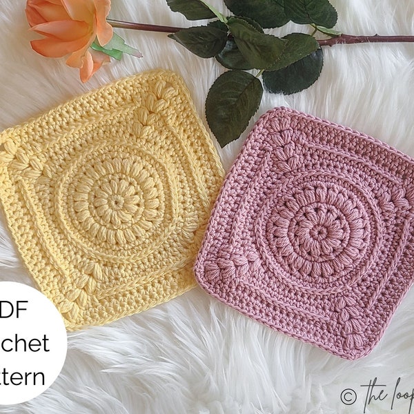 Crochet Washcloth Pattern PDF, Crochet Wash Cloth, Crochet Dishcloth, Crochet Face Cloth, Crochet Wash Rag