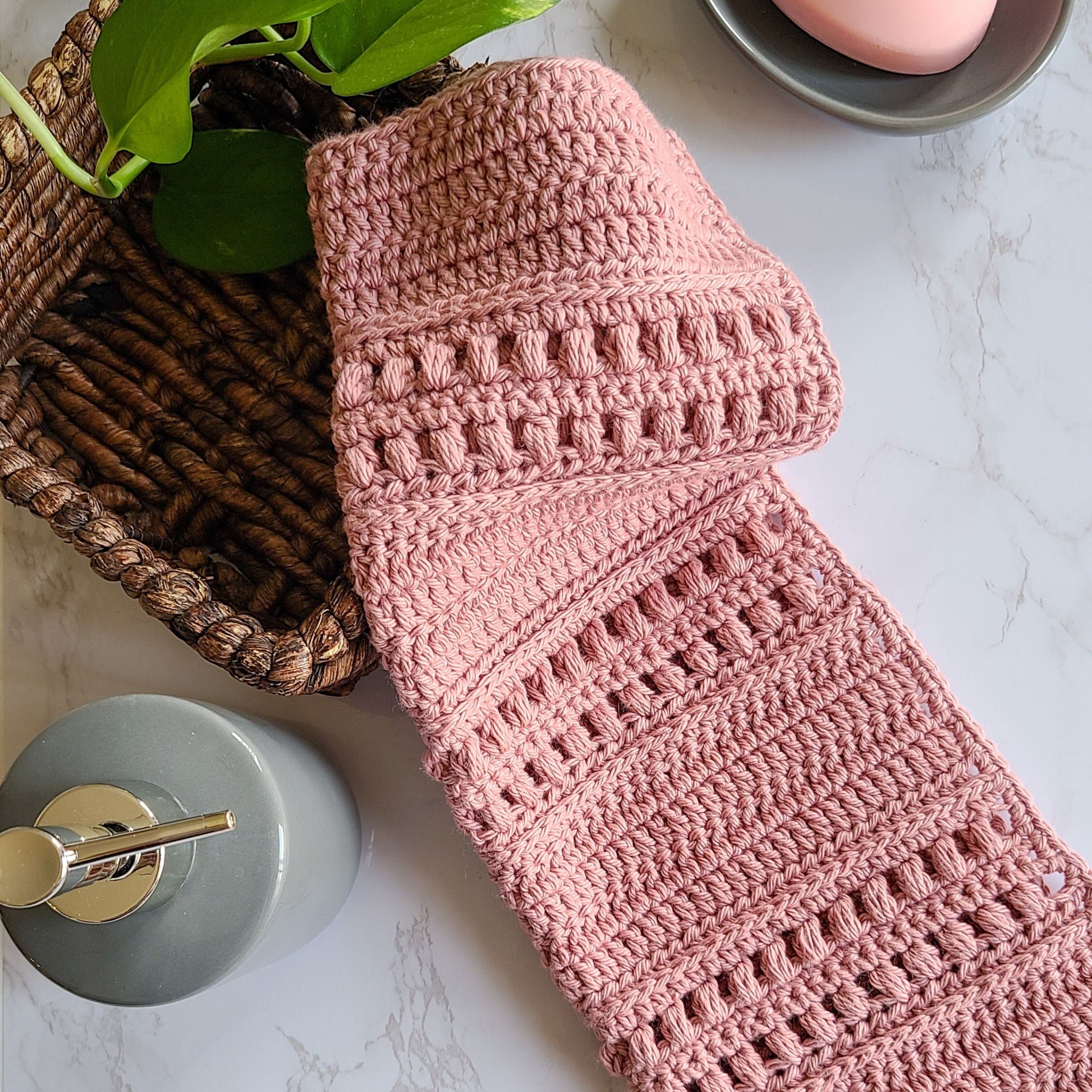 Crochet Hand Towel Pattern PDF Crochet Towel Pattern Crochet Etsy