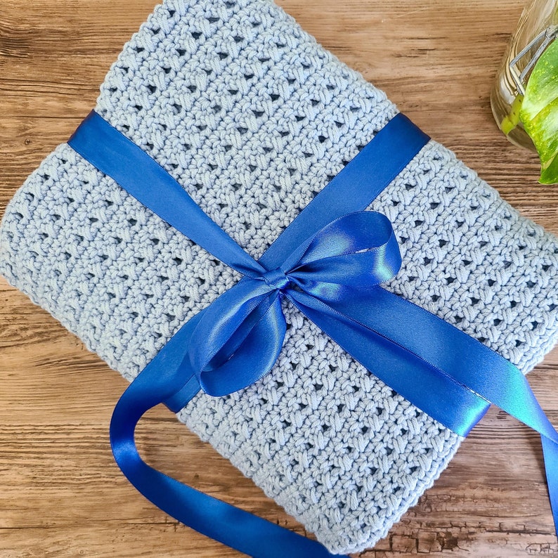 Crossed Double Crochet Baby Blanket Pattern PDF Crochet Baby Etsy