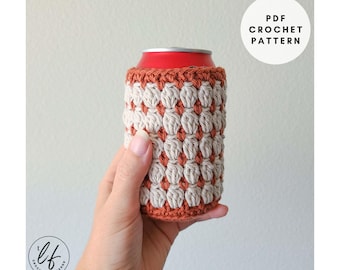 Crochet Can Cover Pattern PDF, Crochet Can Sleeve Pattern, Crochet Soda Can Holder Pattern