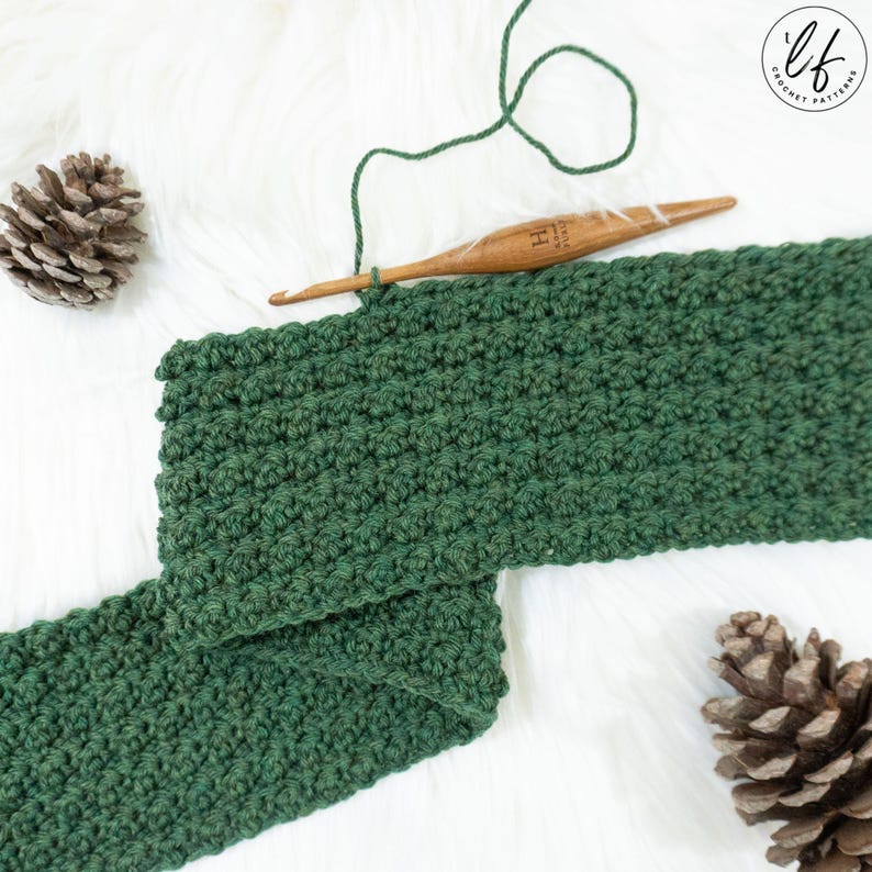 Easy Crochet Scarf Pattern PDF - A Cozy Unisex Winter Accessory for All ...