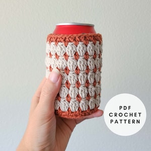 Crochet Can Cozy Pattern PDF, Crochet Can Sleeve Pattern, Crochet Soda Can Holder Pattern