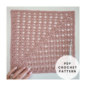 Crochet Granny Square Pattern PDF, Unique Crochet Granny Square, Crochet Granny Square for Blankets, Mitered Granny Square