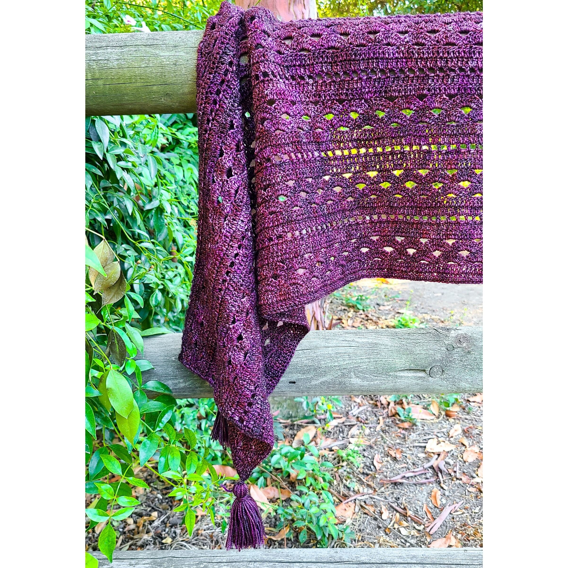 Crochet Rectangle Shawl Pattern PDF Crochet Shawl Pattern - Etsy
