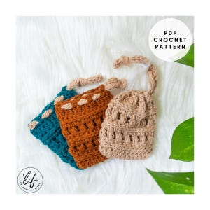 Crochet Soap Saver Pattern - Makes a luxurious crochet soap bag perfect for self-care spa days (PDF Download)