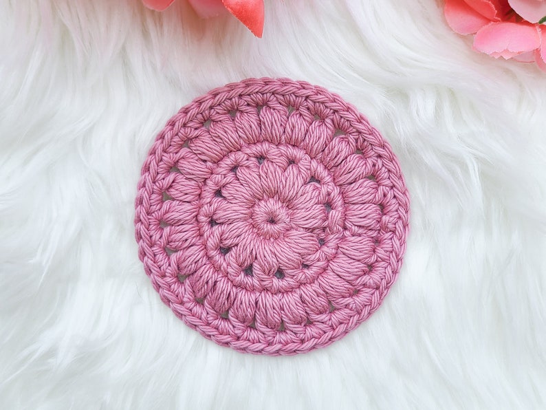 Crochet Face Scrubby Pattern PDF, Crochet Face Scrubbies, Crochet Exfoliator Pads, Crochet Face Rounds Pattern, Eco Face Wipes image 2