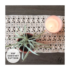 Crochet Table Runner Pattern PDF, Crochet Home Decor, Crochet Table Runner Boho, Crochet Table Decor, Crochet Coffee Table Decor