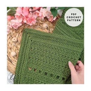 Crochet Throw Blanket PDF Pattern, Crochet Blanket Pattern, Crochet Afghan, Crochet Throw Blanket Pattern