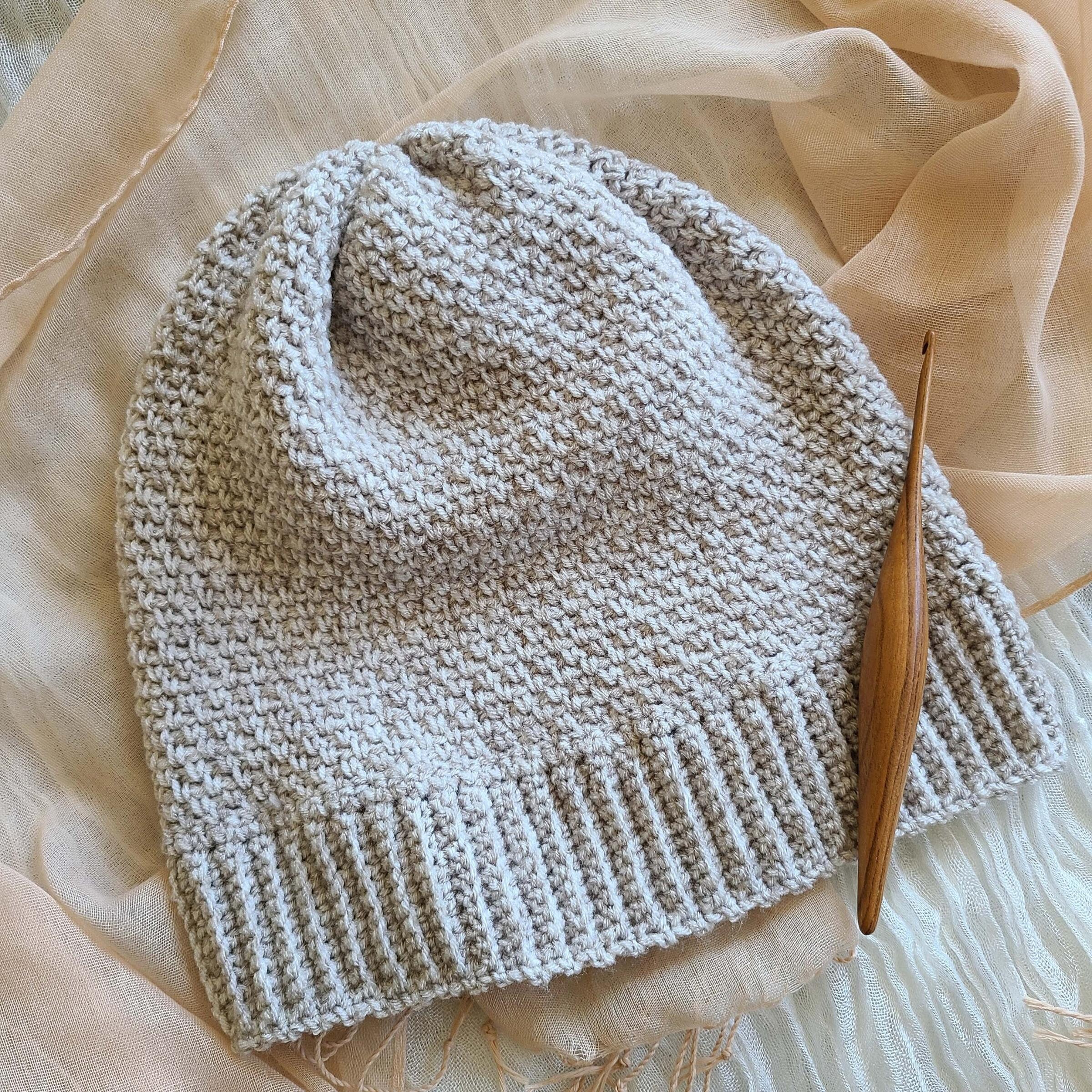 Crochet Beanie Pattern PDF, Easy Crochet Hat Pattern, Crochet Slouchy ...