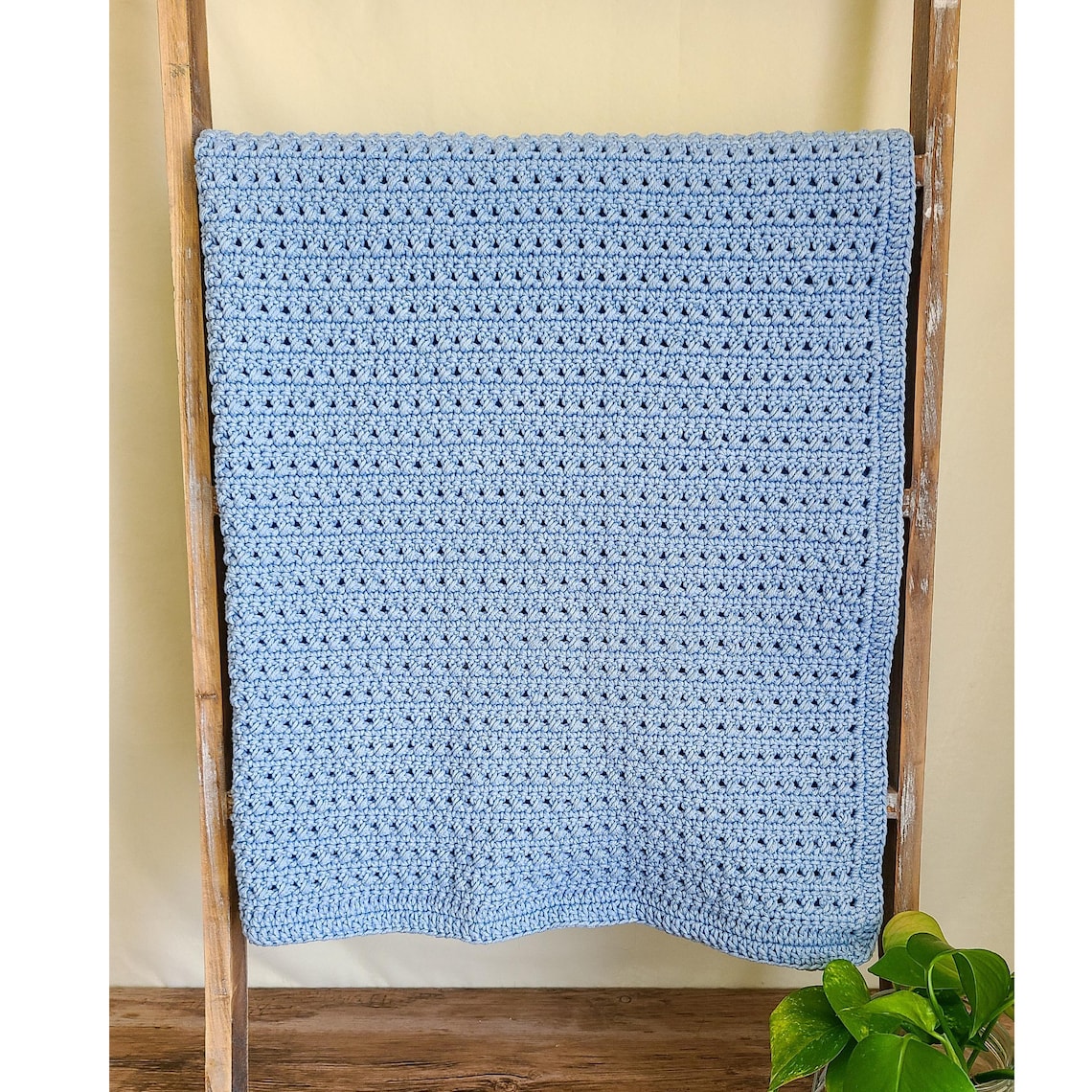 Crossed Double Crochet Baby Blanket Pattern PDF Crochet Baby Etsy