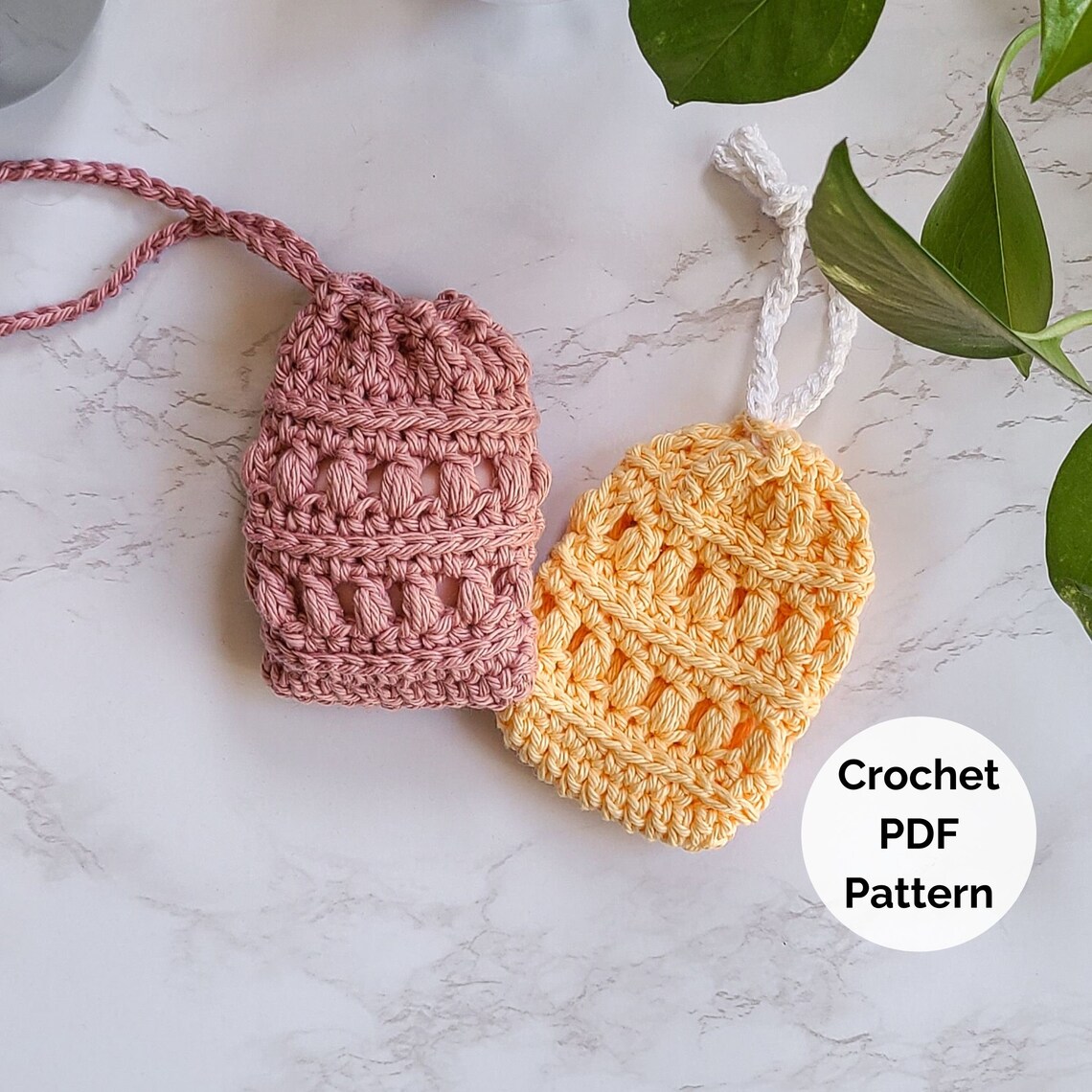 Crochet Soap Bag Pattern PDF Download Crochet Soap Sock Etsy
