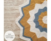 Star Baby Blanket Crochet Pattern PDF | Crochet Baby Blanket Pattern | 12 Point Star Crochet Pattern