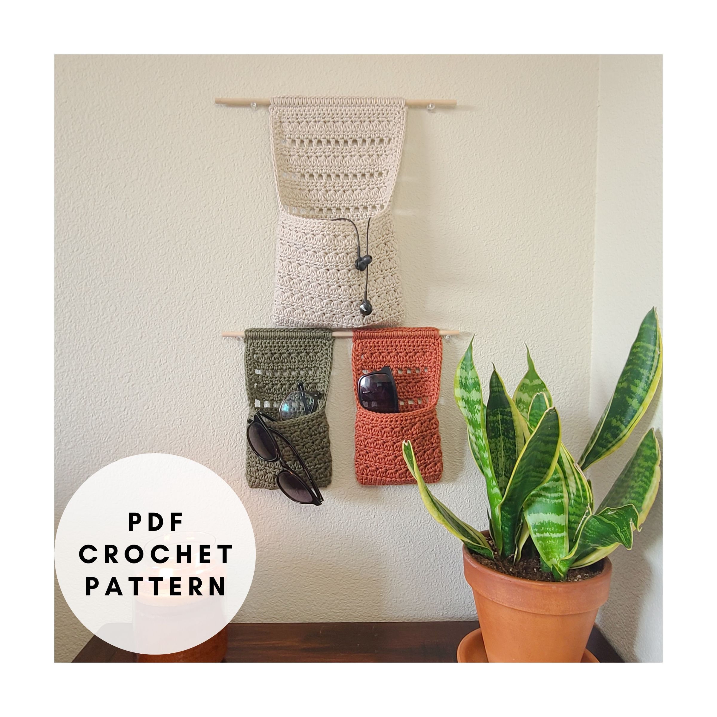 Crochet Hanging Basket
