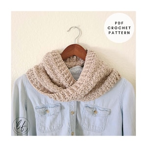 Crochet Cowl Pattern PDF, Crochet Neck warmer Pattern, Crochet Cowl Scarf, Twisted Crochet Cowl, Crochet Infinity Cowl Pattern