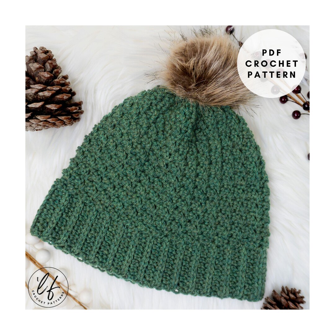 Easy Crochet Hat Pattern PDF - A Cozy Unisex Beanie for All Ages - Etsy