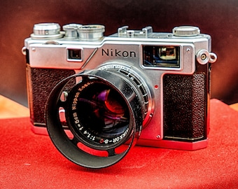 NIKON S3 Rangefinder Camera and NIKKOR-S 50mm f1.4 Lens + bonus