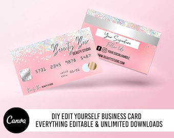 Hair Stylist Business Cards Etsy