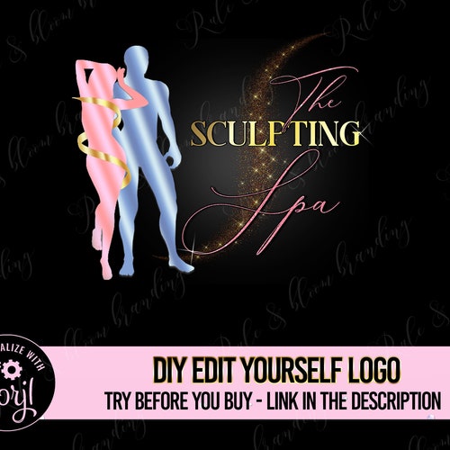 DIY Logo Template Body Sculpting Logo Design Waist Trainer Etsy