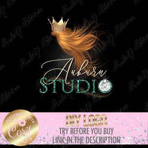 Hair Logo, hair logo design, diy logo