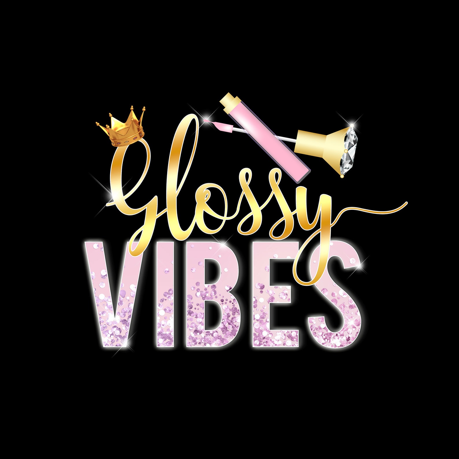 Lip gloss Logo Lipgloss Logo beauty Logo design Etsy