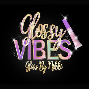 Lip gloss Logo, Beauty Logo design, lipgloss logo, logo maker