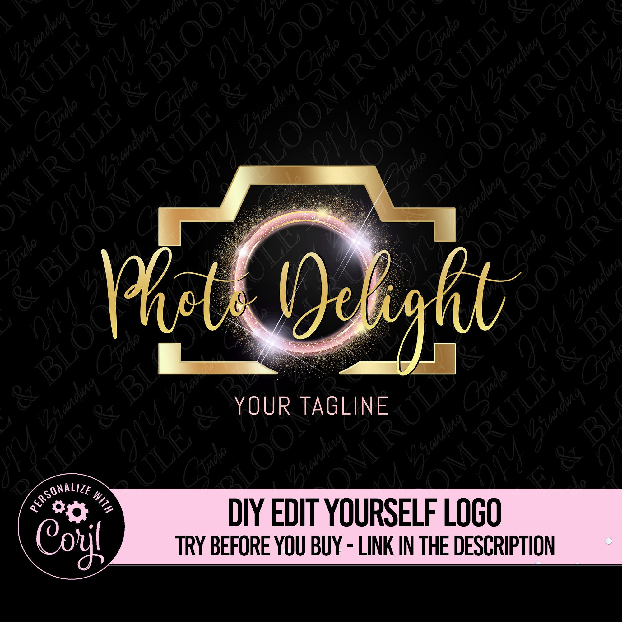 Photography Business Logo Camera Logo Template Photo Booth Etsy Canada
