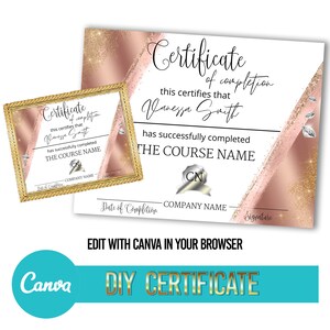 Certificate of Completion Template, Diploma File