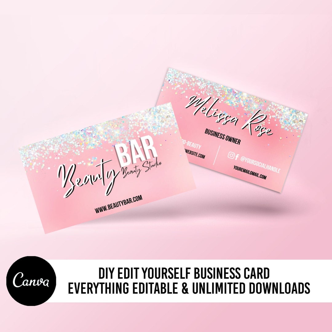 DIY Business Cards, Business Cards Template, Diy Business Card Design ...