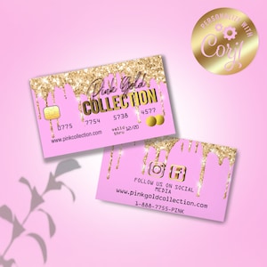 Diy credit card business card, Digital business card template, business card design