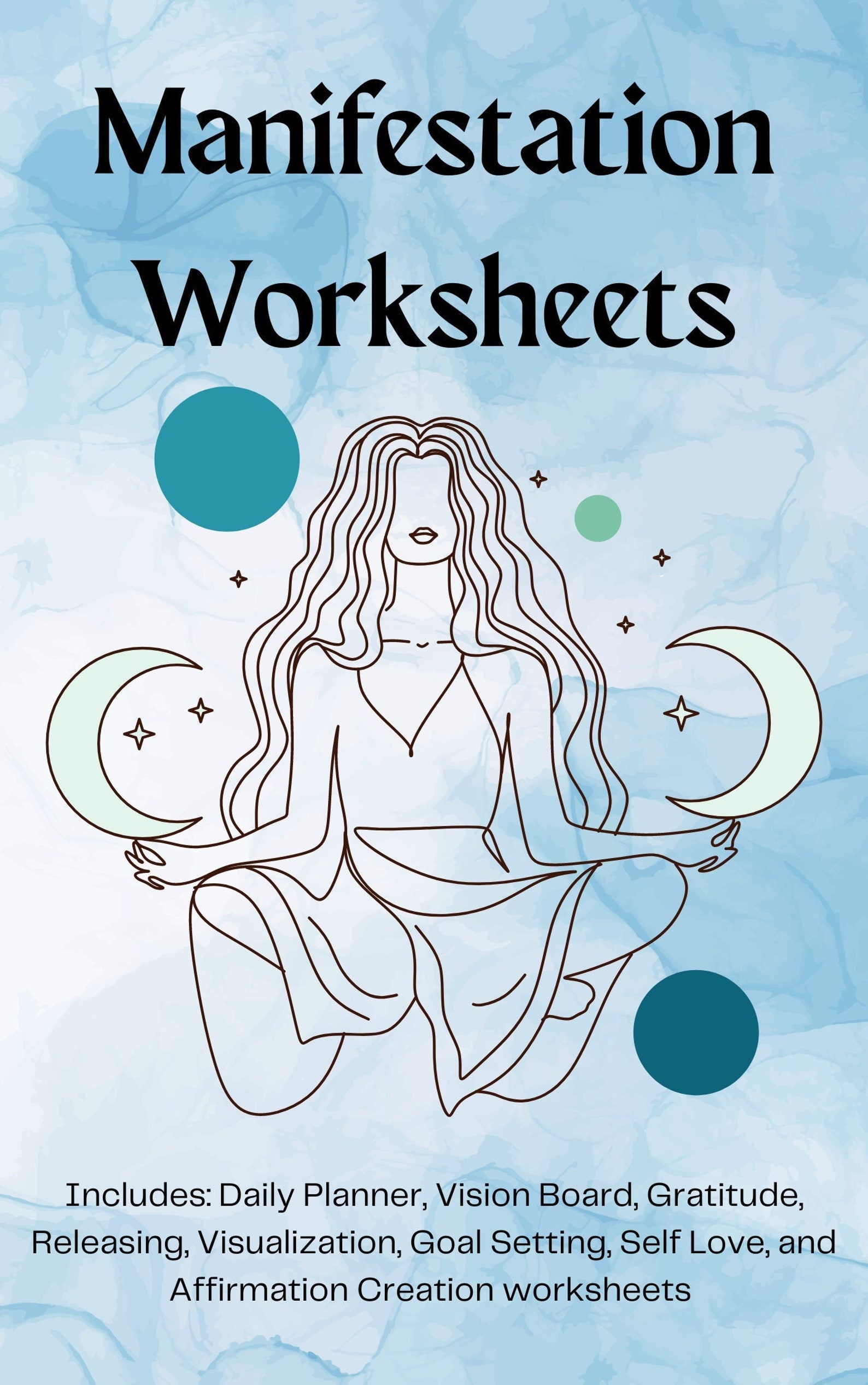 Printable Manifestation Worksheets Attract Your Desires, Positive ...