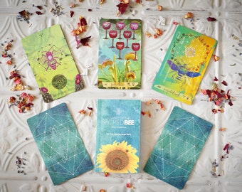 新品　海外タロットカード　SACRED BEE  tarot The Journey of the Sacred Bee Tarot - Etsy