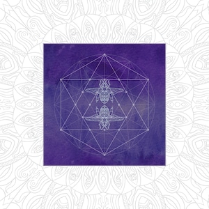 Wisdom of The Sacred Bee Reading Cloth