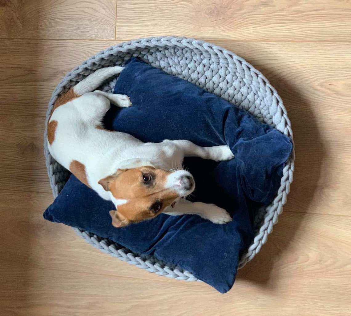 Hund Bett Korb Hund Geburtstagsgeschenk neue Hund Geschenk Etsy
