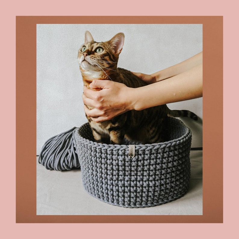 small cat toy basket