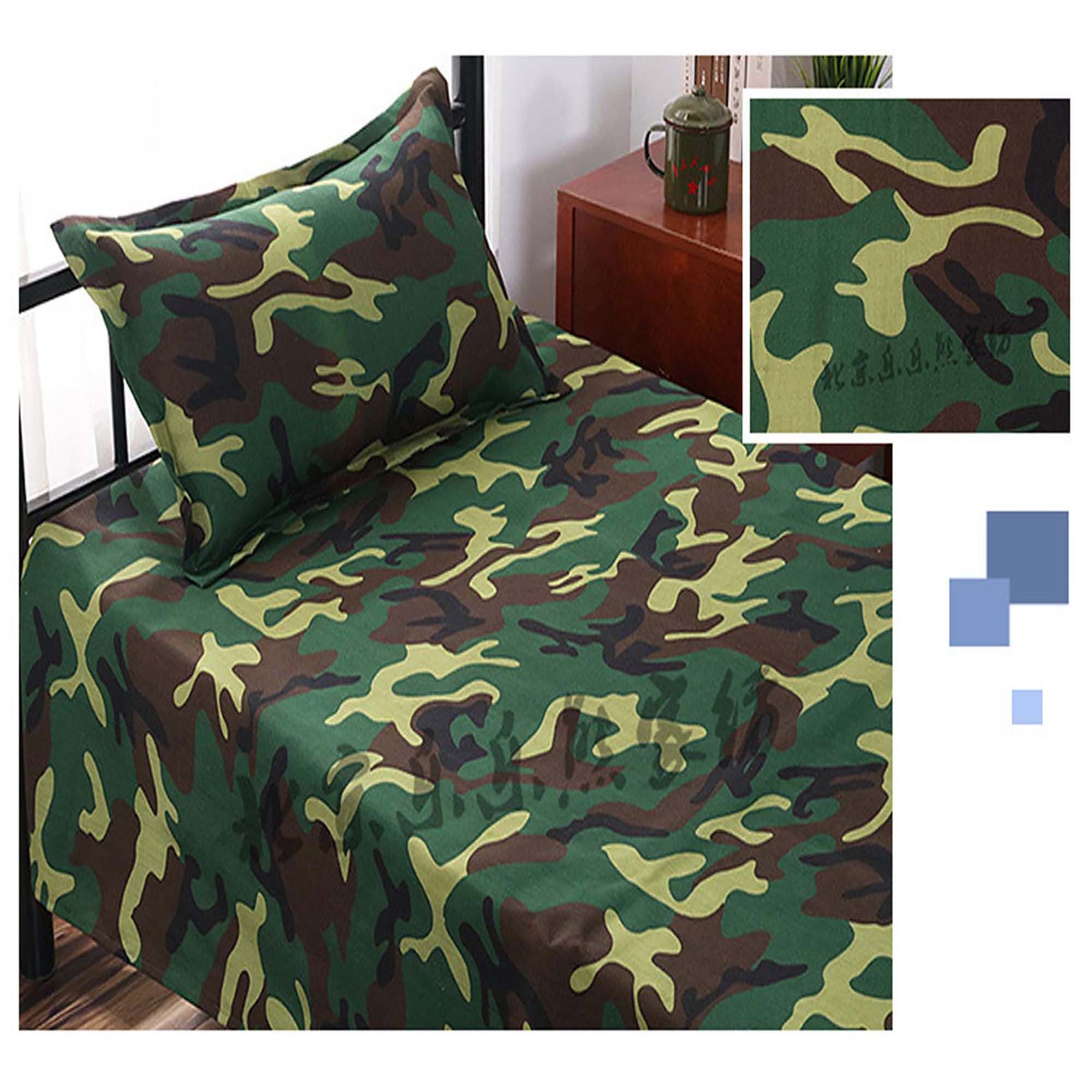 Army Green Camouflage Bedding Set Duvet Cover1 Pillow Cases Etsy
