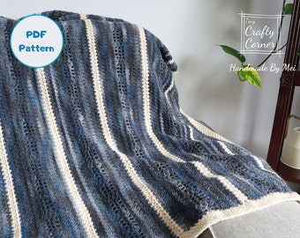 PDF - Crochet Blanket Design, Throw Blanket