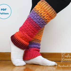 PDF - Crochet Leg Warmers Pattern, Leg Warmers For Women, Ankle Warmers
