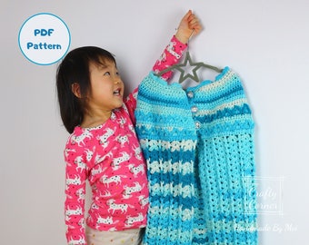 PDF Crochet Pattern - Cape Crochet Pattern For Women, Post Shell Cape Pattern, Long Cape DIY For Girls, Shawl For Women