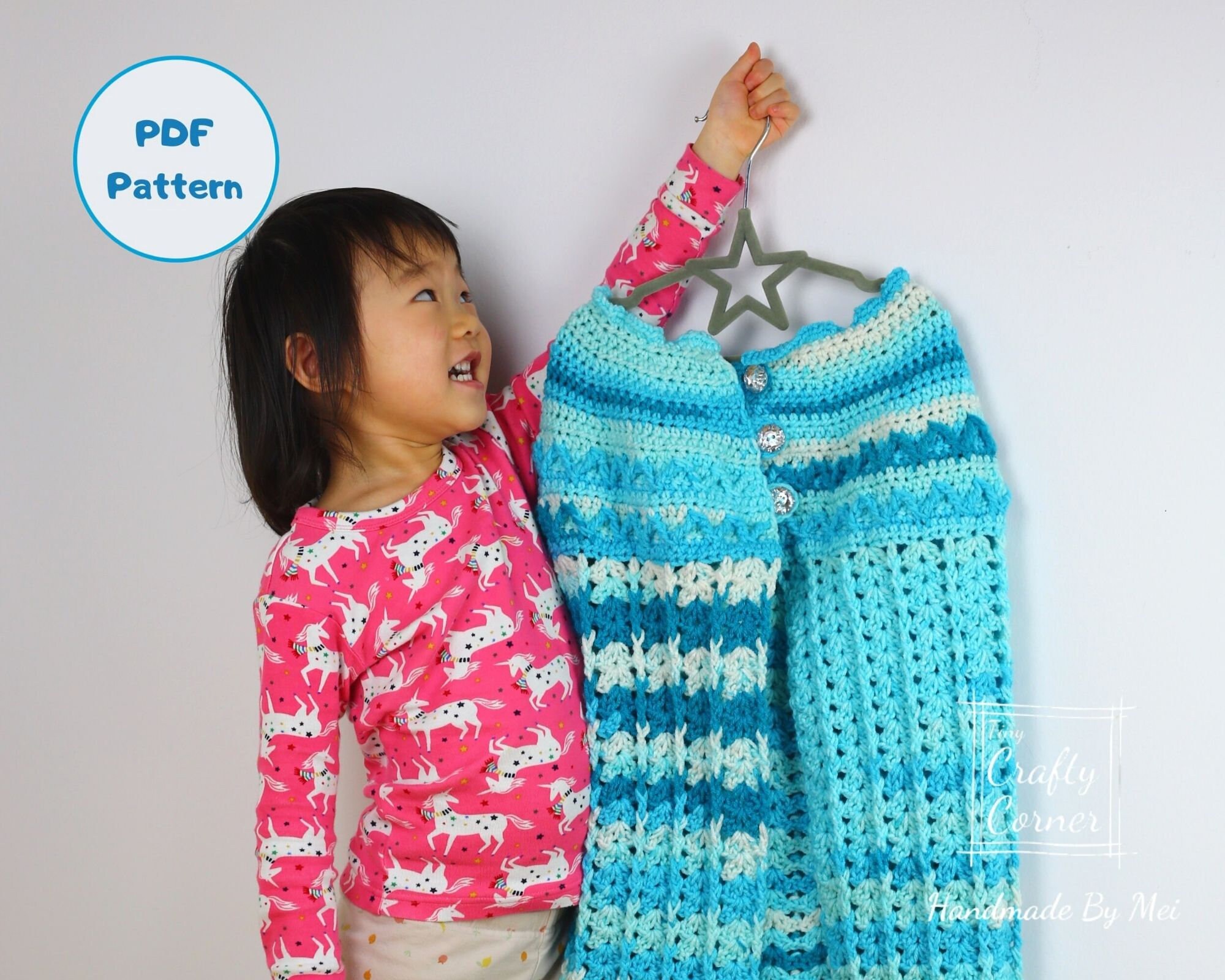 PDF Crochet Pattern - Cape Crochet Pattern For Women, Post Shell Cape Pattern, Long Cape DIY For Girls, Shawl For Women