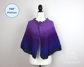 PDF - Crochet Cape Pattern, Poncho For Women For All Occasions